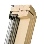 Энергосберегающее деревянное мансардное окно, FTT-U8 Thermo, 78x118, Среднеповоротное открывание, Fakro