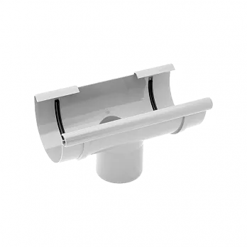 Воронка для слива, пвх, d-75/63 мм, белый, BRYZA