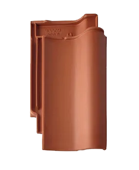 Керамическая черепица Braas Агат 14V, цвет Натуральный красный