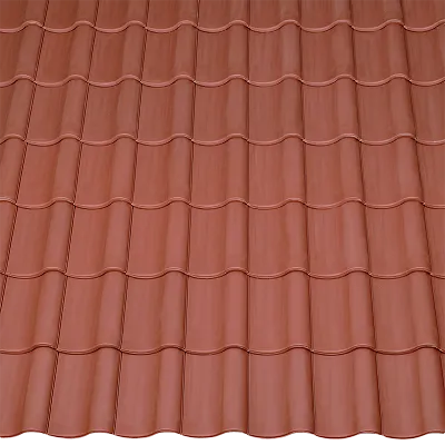 Керамическая черепица Braas Агат 12V, Kupferrot