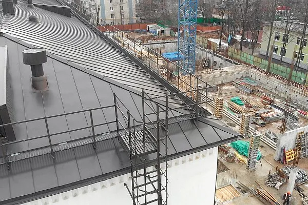 Мостик кровельный Prestige ZN 360, Master фальц, 2,5м., Ral 8017, Коричневый, Roofsystems, изобр. 3