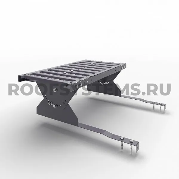 Ступенька кровельная Prestige ZN 330, для натуральной черепицы, 0,6м., Ral 7024, Графит, Roofsystems, изобр. 1