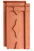 Керамическая черепица Creaton Herzziegel, Натуральный красный