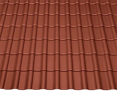 Керамическая черепица Braas Рубин 15V, Kastanie