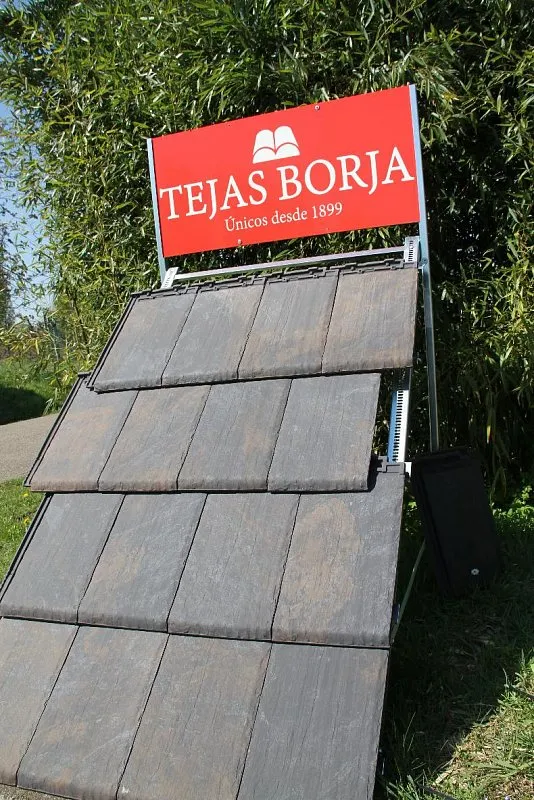 Керамическая черепица Flat 10, Paris Ocre, Tejas Borja (Струйная печать под сланец), изобр. 6