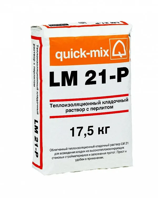 Теплоизоляционный кладочный раствор Leichtmauermörtel LM 21-P, Sievert, изобр. 1