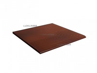Ступень плоская угловая 300x300x11мм гладкая, Cloud Rosa Plain, Paradyz