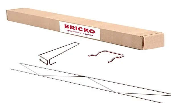 Комплект №1 SK-H для типа кладки на ребро внутрь, проём шириной 55-70 см., Bricko, изобр. 1