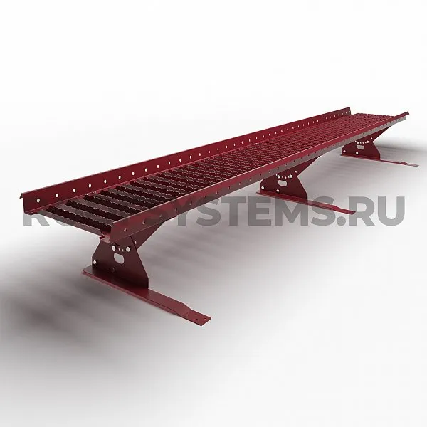 Мостик кровельный Prestige ZN 360, Для композитной кровли и сланца, 2,5м., Ral 3005, Красное Вино, Roofsystems, изобр. 1