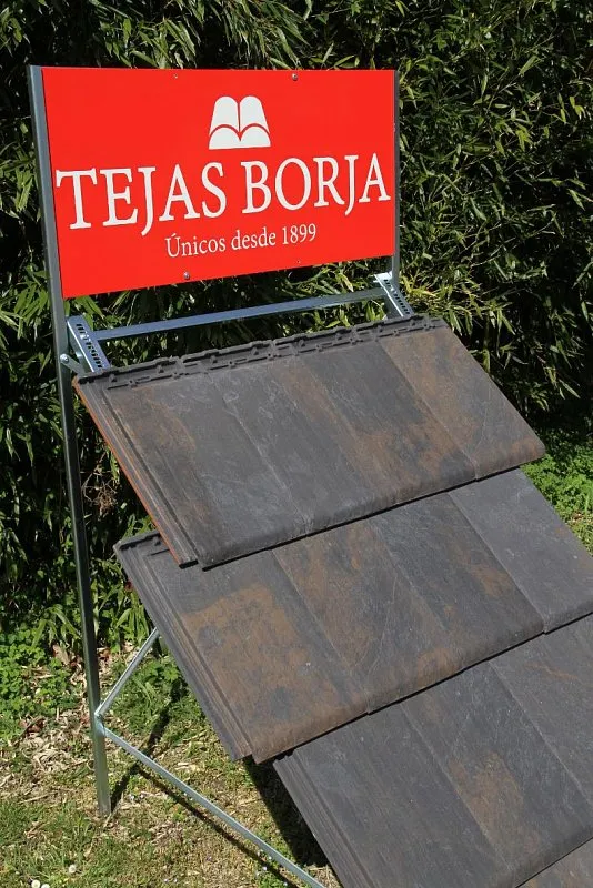 Керамическая черепица Flat 10, Paris Ocre, Tejas Borja (Струйная печать под сланец), изобр. 5