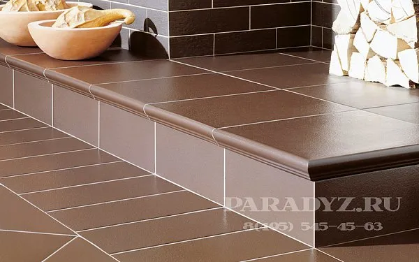 Плитка напольная 300x300x11мм гладкая, Natural Brown Plain, Paradyz, изобр. 2