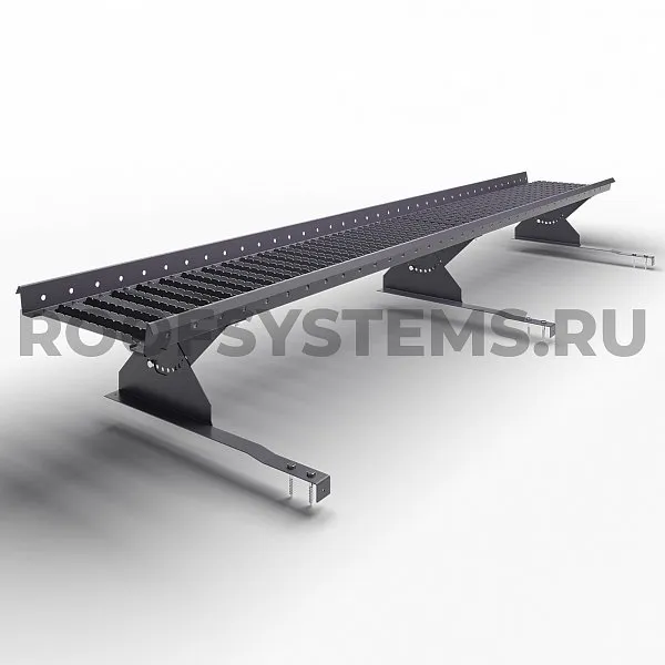 Мостик кровельный Prestige ZN 360, для натуральной черепицы, 2,5м., Ral 7024, Графит, Roofsystems, изобр. 1