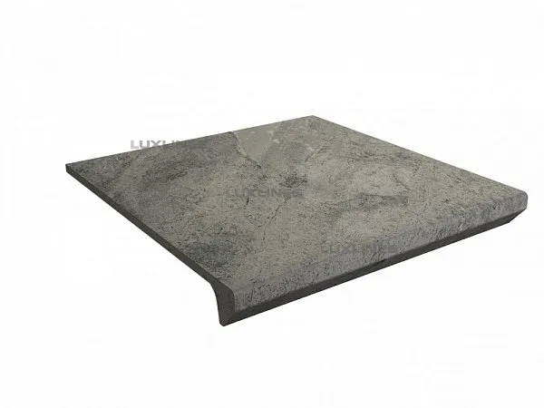 Ступень Капинос рядовая 300x300x11мм, Mattone Pietra Grafit, Paradyz, изобр. 1