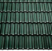 Керамическая черепица Braas Гранат 13V,  Зеленая ель