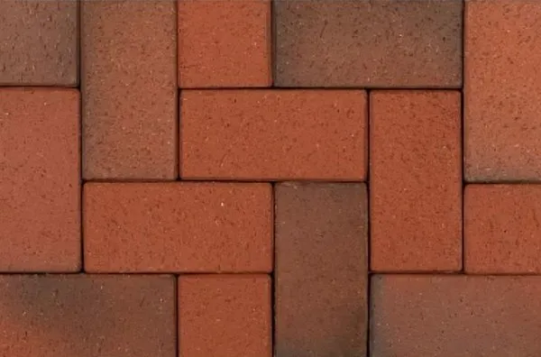Тротуарная клинкерная брусчатка, Recker-bunt, 200x100x45 мм, ABC Klinkergruppe Brick, изобр. 1