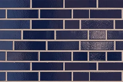 Клинкерная облицовочная глазурованная плитка Dunkelblau 350, 240×71×10 мм, ABC Klinkergruppe