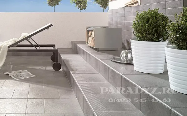 Плитка фасадная 245x66x7,5мм, Taurus Grys, Paradyz, изобр. 2
