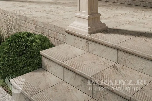 Плитка напольная 300x300x11мм гладкая, Mattone Pietra Beige, Paradyz, изобр. 2
