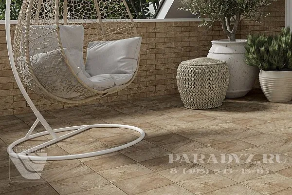 Плитка фасадная гладкая 245x66x7,5мм, Mattone Pietra Ochra, Paradyz, изобр. 2