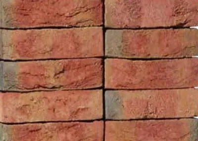 Облицовочный кирпич WASSERSTRICH Светло-красный пестрый (hellrot-bunt) ручн.форм. (handform), 240x115x71 мм, Röben