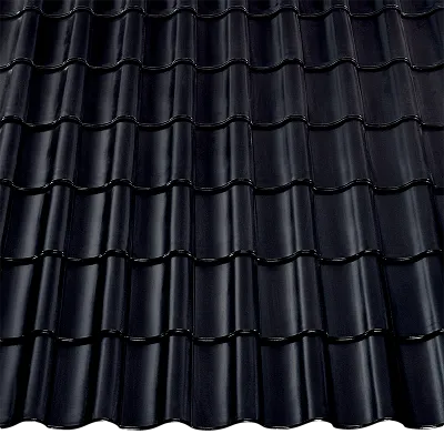 Керамическая черепица Braas Агат 12V, Tiefschwarz