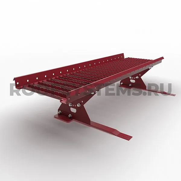 Мостик кровельный Prestige ZN 360, Для композитной кровли и сланца, 1,2м., Ral 3005, Красное Вино, Roofsystems, изобр. 1