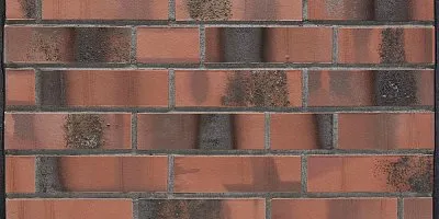 Клинкерная облицовочная плитка, 240×71×12 мм, 654 flammenrot, Stroeher