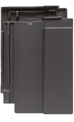 Керамическая черепица Erlus Karat XXL, Черный матовый