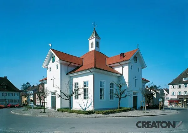 Керамическая черепица Creaton Biber, Klassik, цвет Натуральный красный, изобр. 6