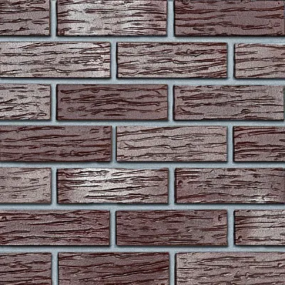 Облицовочный кирпич ADELAJDA Бургунд рифленая, 240x65x71 мм, Röben