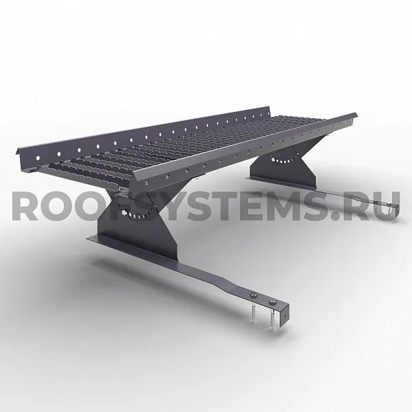 Мостик кровельный Prestige ZN 360, для натуральной черепицы, 1,2м., Ral 7024, Графит, Roofsystems, изобр. 1