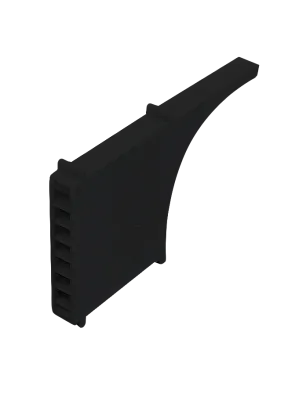 Вентиляционно-осушающая коробочка V-box 115, черная, Bricko
