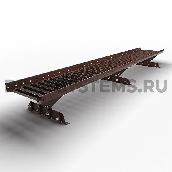 Мостик кровельный Prestige ZN 360, Master фальц, 2,5м., Ral 8017, Коричневый, Roofsystems, изобр. 1