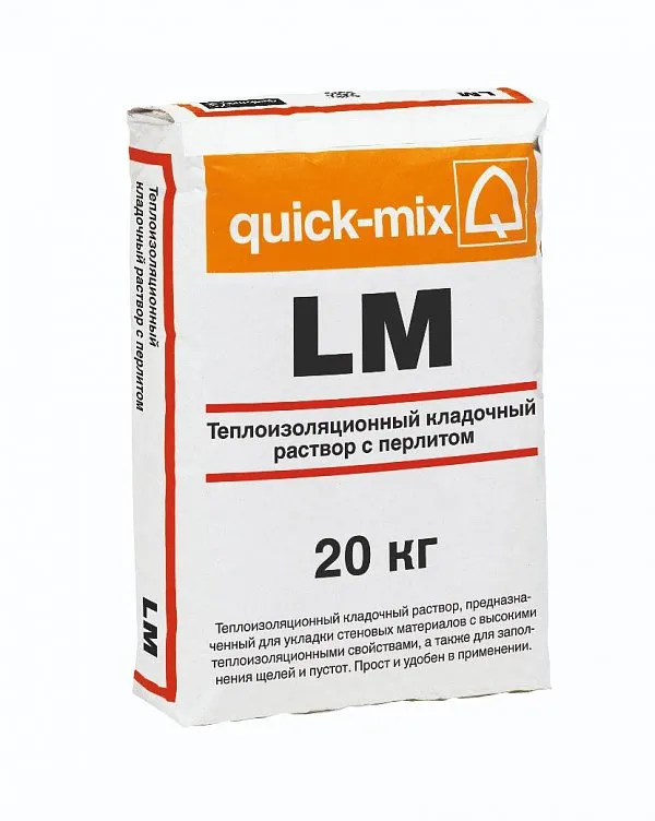 Легкий кладочный теплый раствор Leichtmauermörtel LM  plus, Sievert, изобр. 1