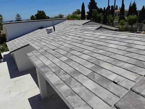 Керамическая черепица Flat 5XL, Austin Grey, Tejas Borja (Струйная печать под камень), изобр. 4