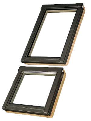 Деревянное мансардное окно с приподнятой осью поворота створки proSky, FYP-V U3 proSky, 78x160, Среднеповоротное открывание, Fakro