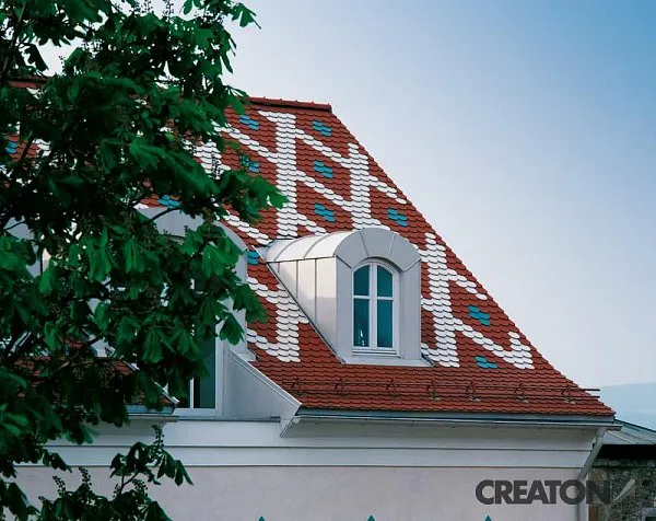 Керамическая черепица Creaton Biber Klassik Finesse, цвет Красный, изобр. 7