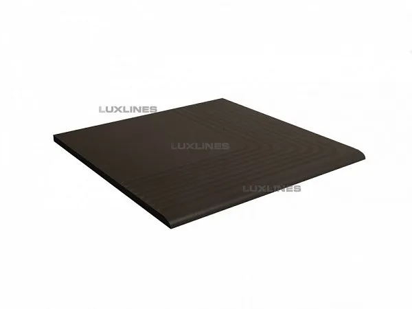Ступень плоская угловая 300x300x11мм гладкая, Natural Brown Plain, Paradyz, изобр. 1