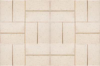 Тротуарная клинкерная брусчатка 200х100х40 мм, Blanco Navarra, La Paloma ceramicas