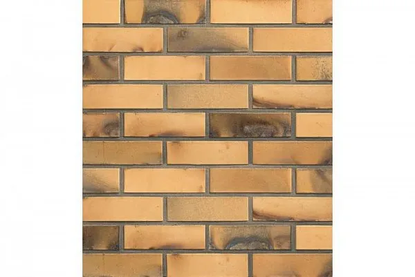 Облицовочный клинкерный кирпич, DF 240x115x71 мм, St. Petersburg gelb Kohlebrand (8354), ABC Klinkergruppe Brick, изобр. 1