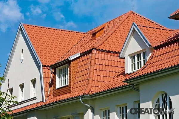 Керамическая черепица Creaton Sinfonie, цвет Натуральный красный, изобр. 9