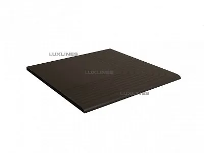 Ступень плоская угловая 300x300x11мм гладкая, Natural Brown Plain, Paradyz