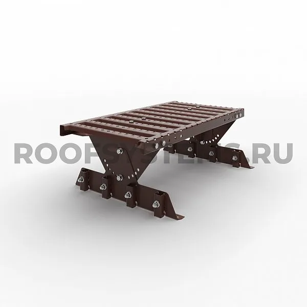 Ступенька кровельная Prestige ZN 330, Master Фальц, 0,6м., Ral 8017, Коричневый, Roofsystems, изобр. 1
