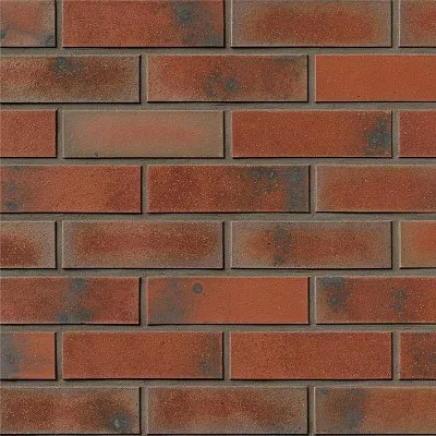 Облицовочный кирпич WESTERWALD Пестрый (bunt) гладкая (glatt), 210x100x50 мм, Röben