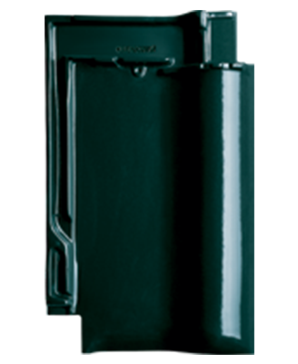 Керамическая черепица Creaton Futura, Noblesse, цвет Темно-зеленый