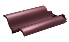 Боковая левая черепица, TG10, Марон, ABC