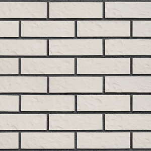 Клинкерная облицовочная плитка MONTBLANC Белый перламутровый (perlweiß) рельефная 240x14x71 мм, Röben